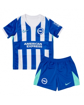 Brighton Maglia Gara Casa Repliche 2025-26 Bambino Maniche Corte